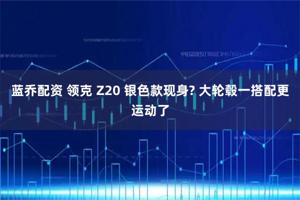 蓝乔配资 领克 Z20 银色款现身? 大轮毂一搭配更运动了